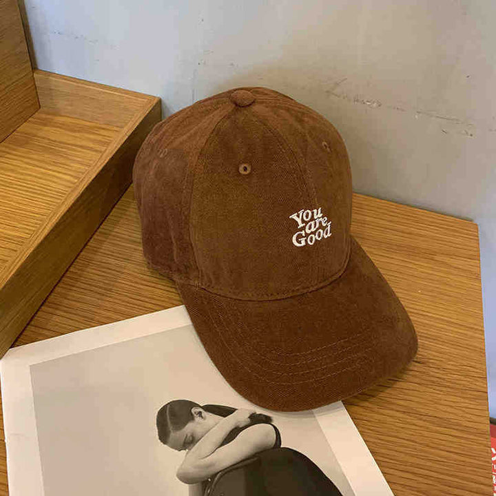 Men's Casual Distressed Message Baseball Cap Kalsten