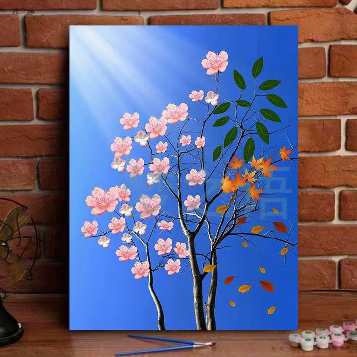 Floral Landscape Canvas Art Print Kalsten