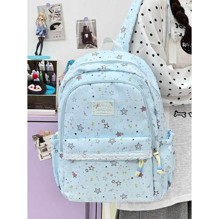 Cartoon-Themed Multi-Pocket Backpack Kalsten