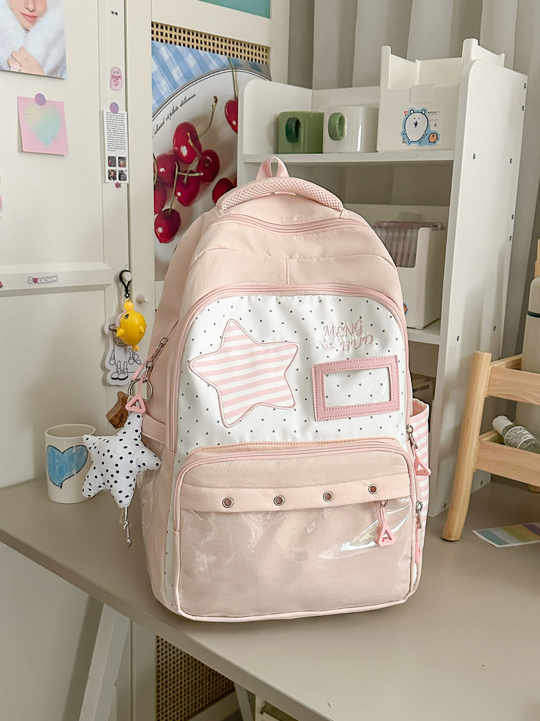 Children's Fun Star-Design School Backpack