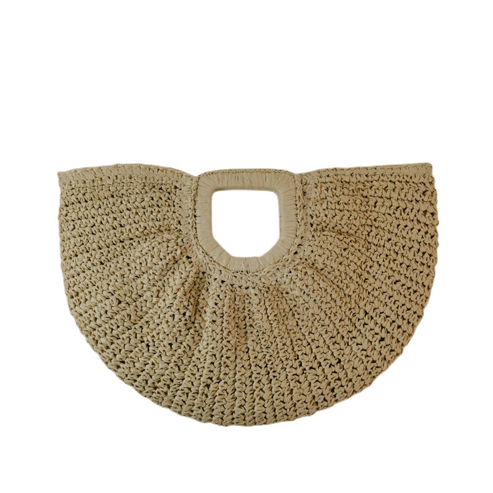 Handcrafted Ribbed Structure Beach Bag Kalsten
