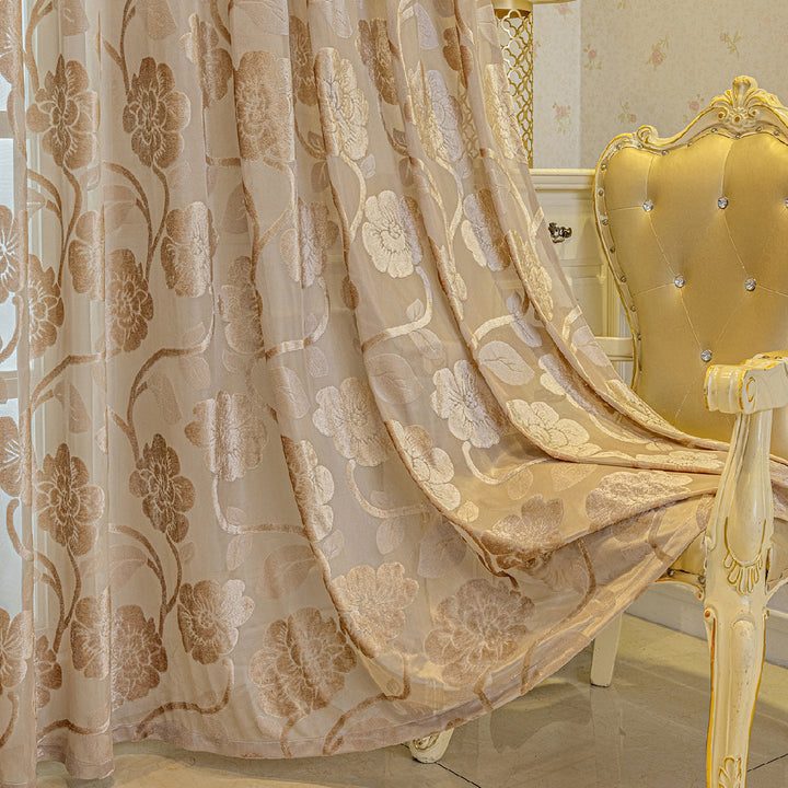 WoFloral Sheer Curtain Panel Kalsten