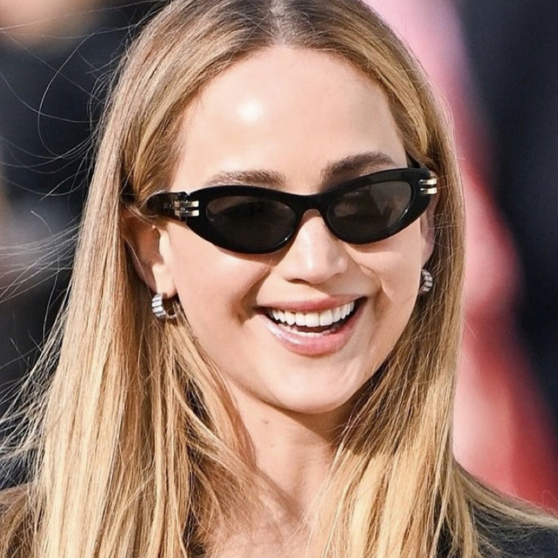 Ladies Cat-Eye Sunglasses with Luxurious Accents Kalsten