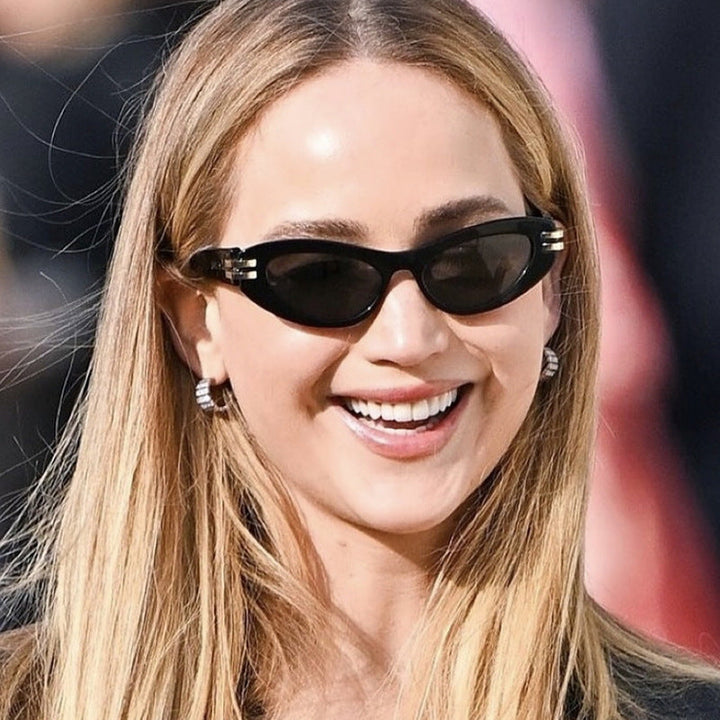 Ladies Cat-Eye Sunglasses with Luxurious Accents Kalsten