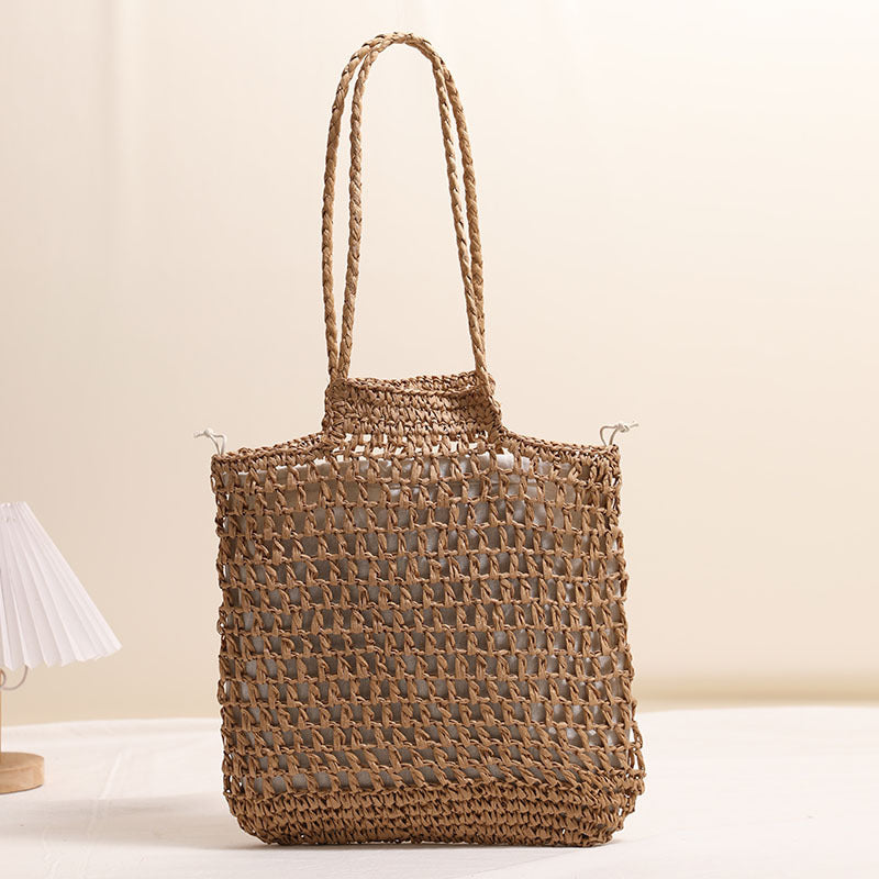 Handmade net tote bag made of natural material Kalsten