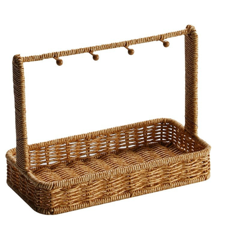Unisex Versatile Storage Basket with Hooks Kalsten