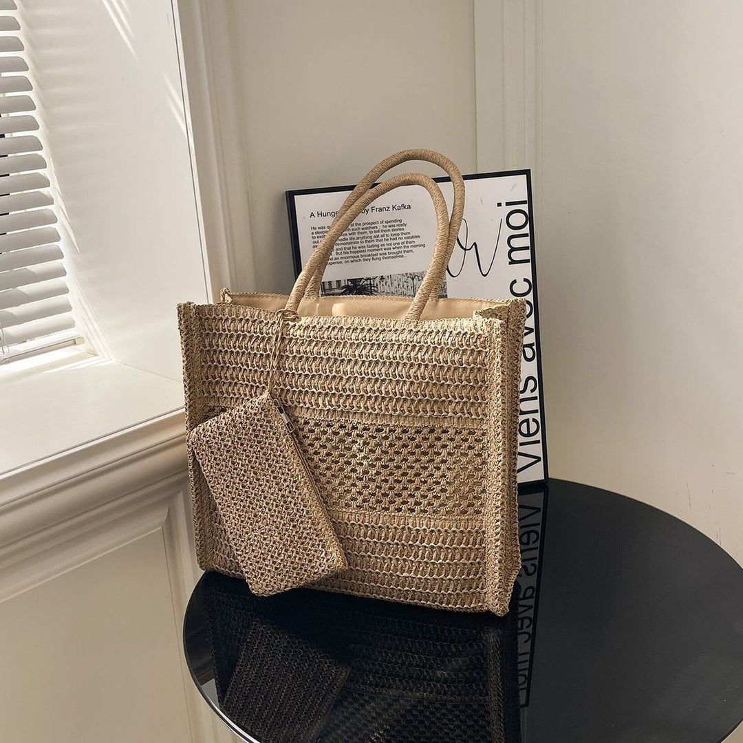 Handbag Made of Natural Weave Kalsten
