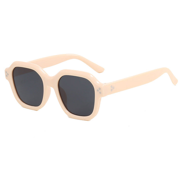Ladies fashionable square sunglasses with mirrored lenses Kalsten