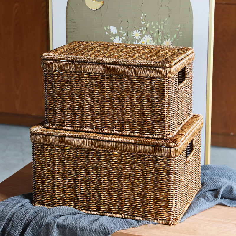 Natural Woven Storage Chest Kalsten