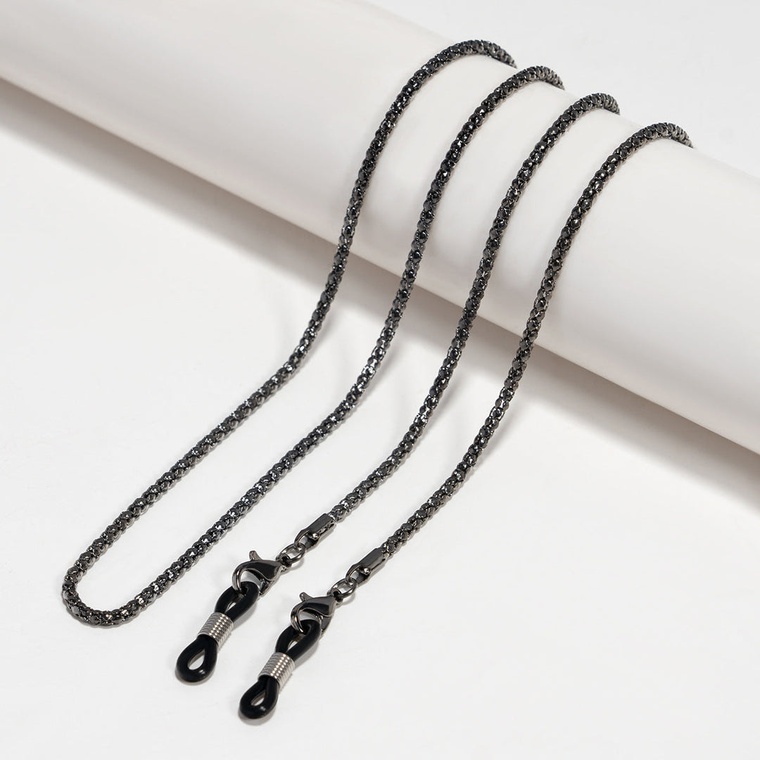 Elegant Silver-Plated Eyewear Chain Kalsten