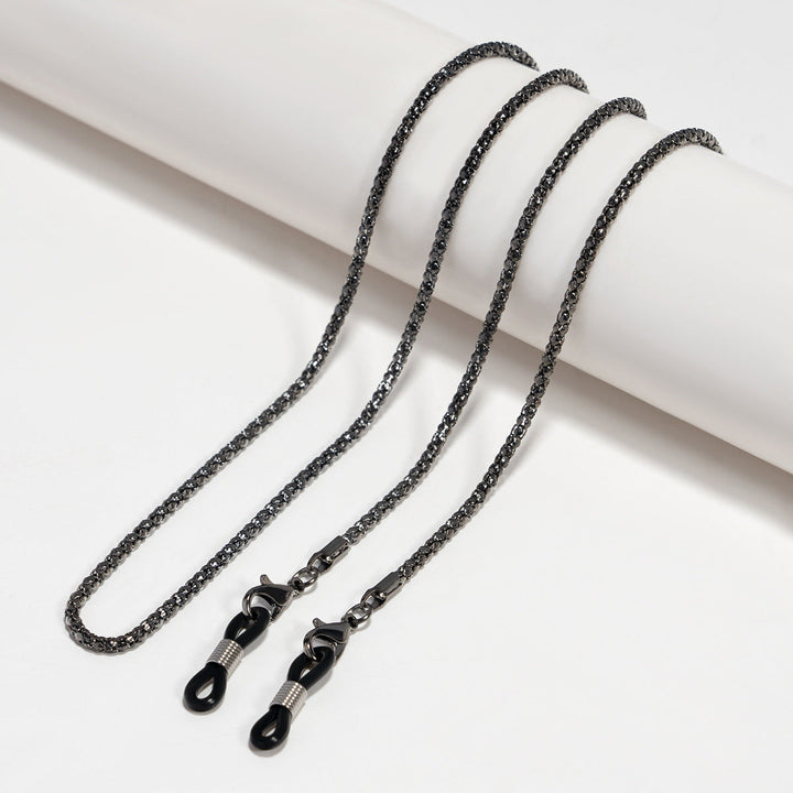 Elegant Silver-Plated Eyewear Chain Kalsten