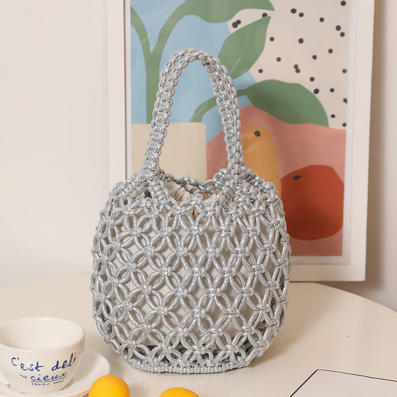 Trendy Shopper Bag with Unique Mesh Design Kalsten