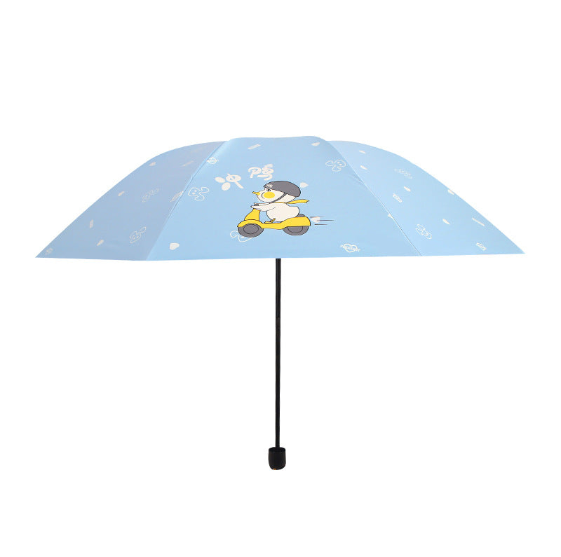Women’s Folding Umbrella with Playful Animal Design Kalsten
