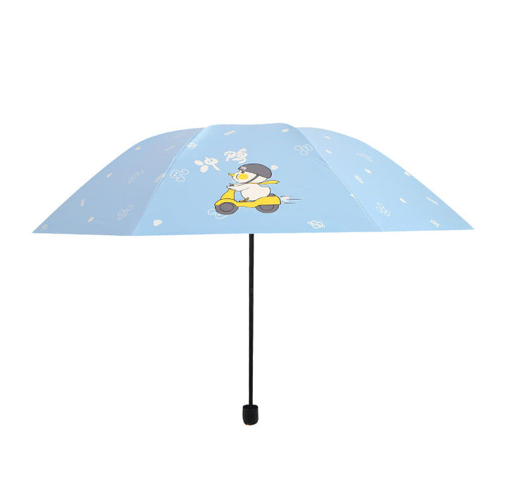 Women’s Folding Umbrella with Playful Animal Design Kalsten