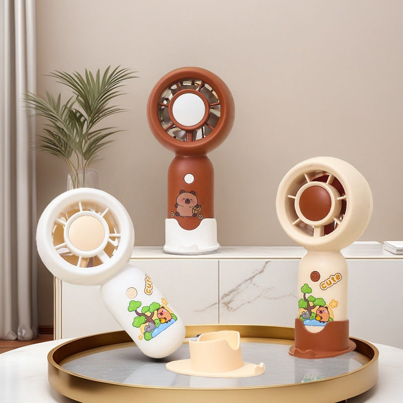 Women's portable hand fan with powerful battery and ergonomic design Kalsten
