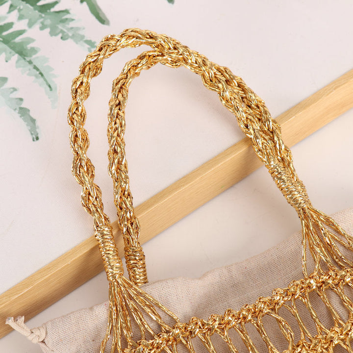 Handwoven net shopper bag Kalsten