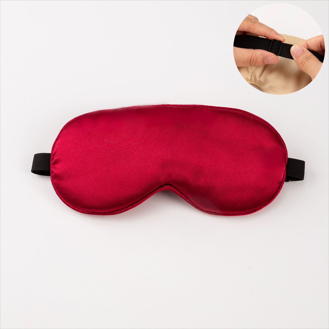Unisex nan ergonomic sleep mask with adjustable elastic band and soft satin surface Kalsten