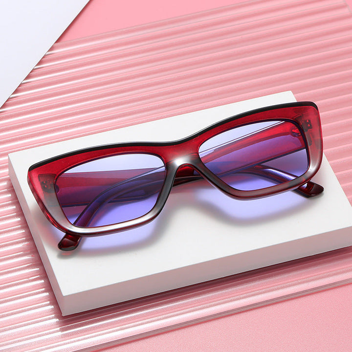 Ladies fashionable sunglasses with rectangular frame Kalsten