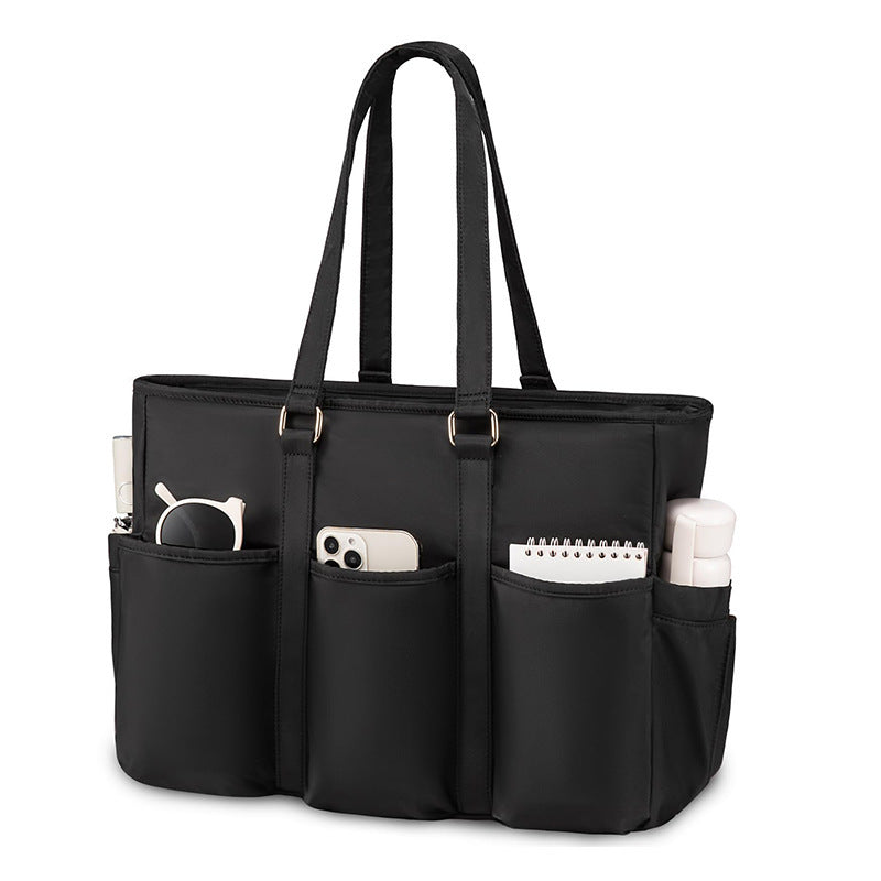 Spacious everyday tote bag with practical outer pockets Kalsten
