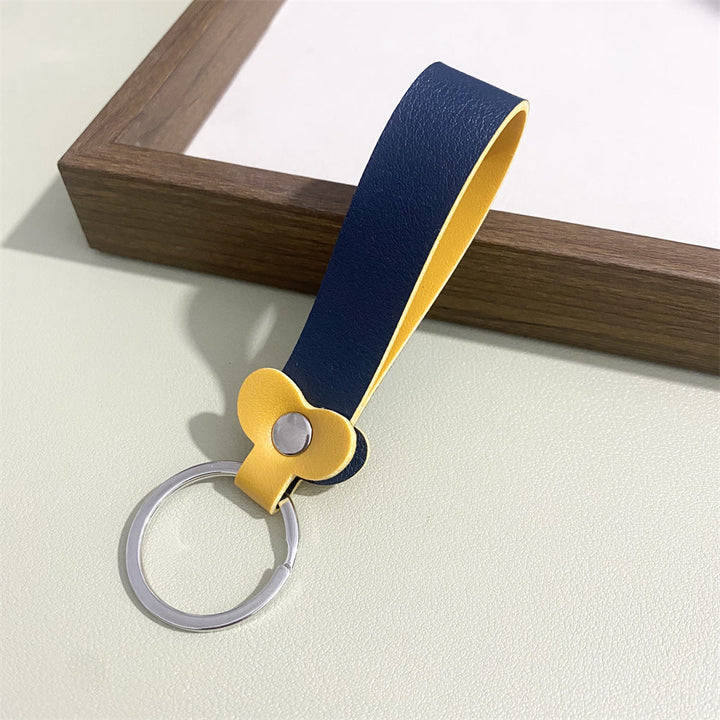 Floral Leather Keyring kalsten