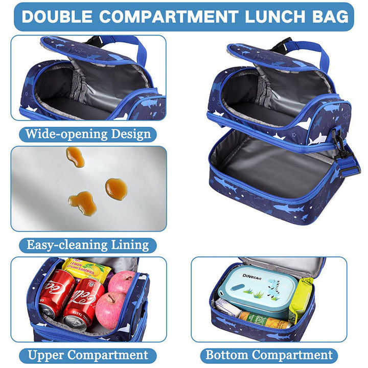 Women insulated cooler bag with double compartment design Kalsten