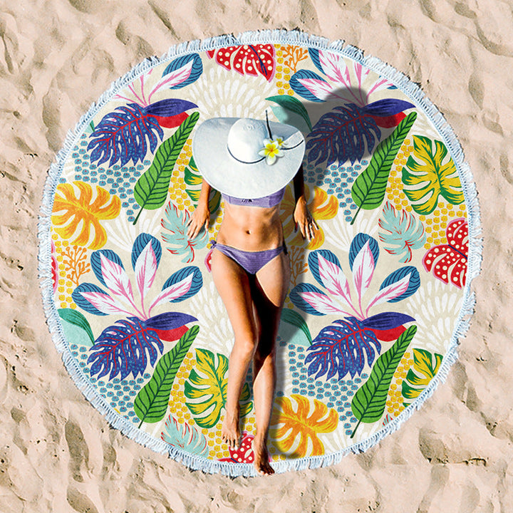 Rundstrand towel with unique sunset design Kalsten