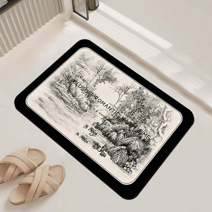 Artistic Landscape Design Area Mat