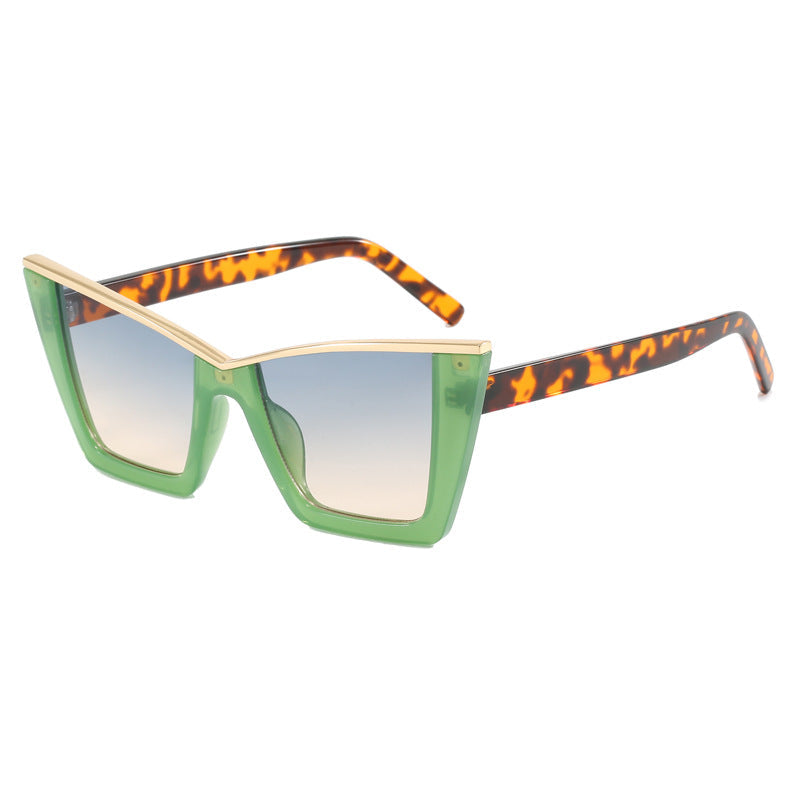 Ladies square sunglasses with golden details Kalsten