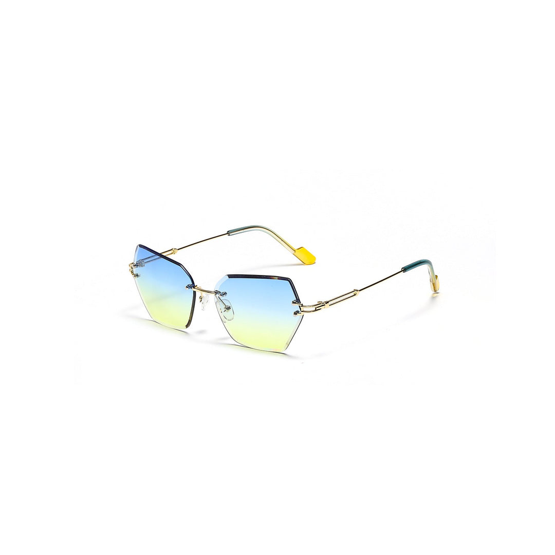 Women's modern sunglasses with stylish hexagonal frame Kalsten