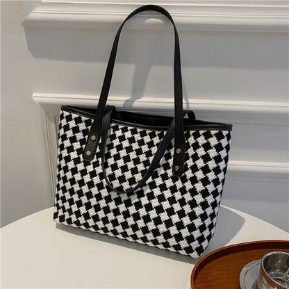 Decorative Woven Tote Bag Acalora