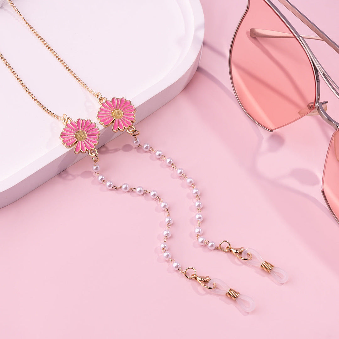 Floral Design Eyewear Chain Holder Kalsten