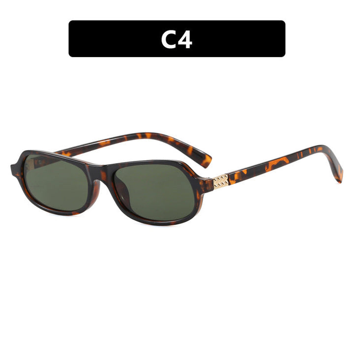 Ladies stylish fashionable sunglasses with golden accents Kalsten