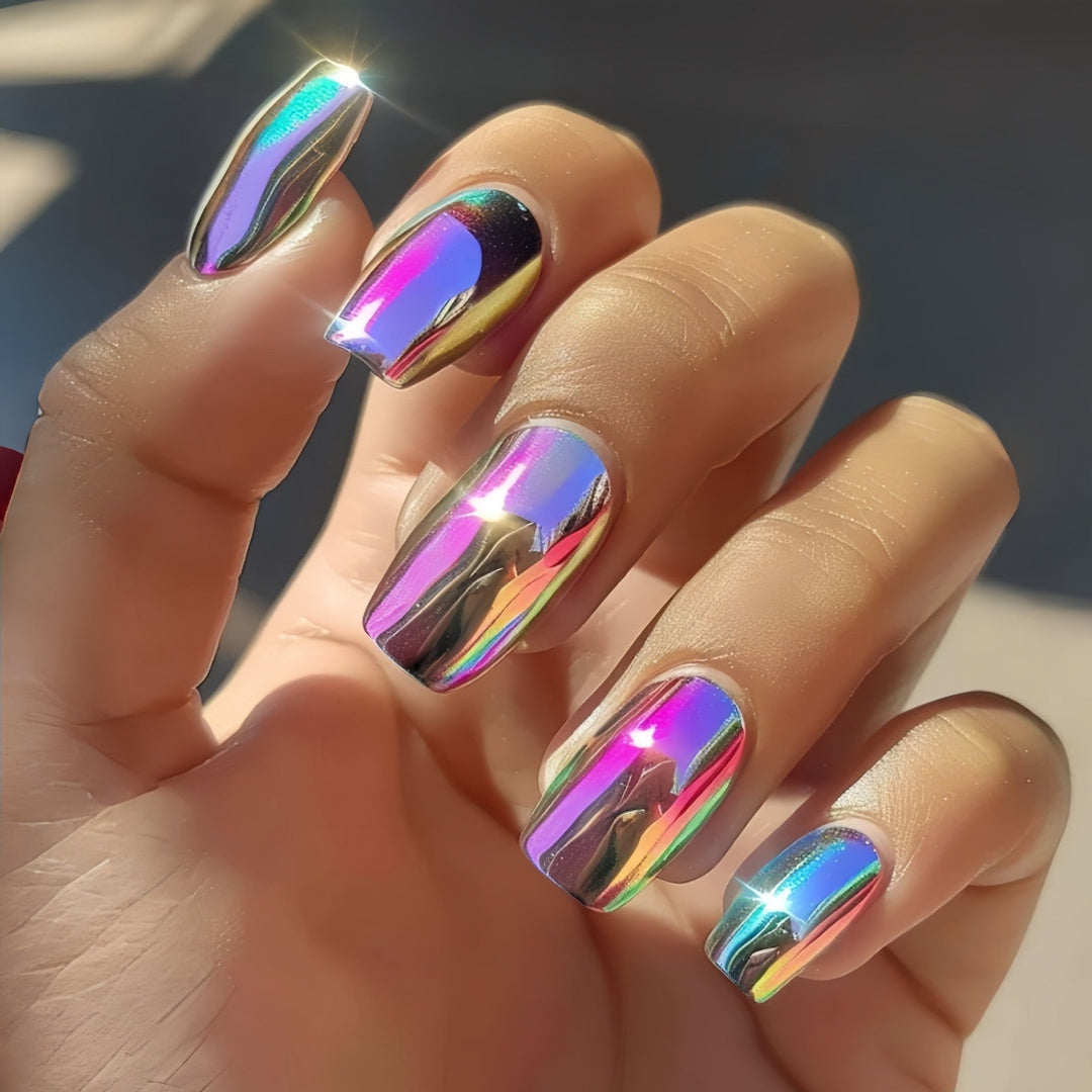 Artifical nails with Faceted Design Kalsten