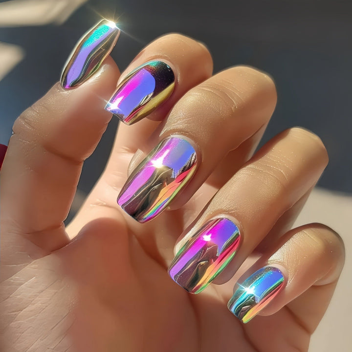 Artifical nails with Faceted Design Kalsten