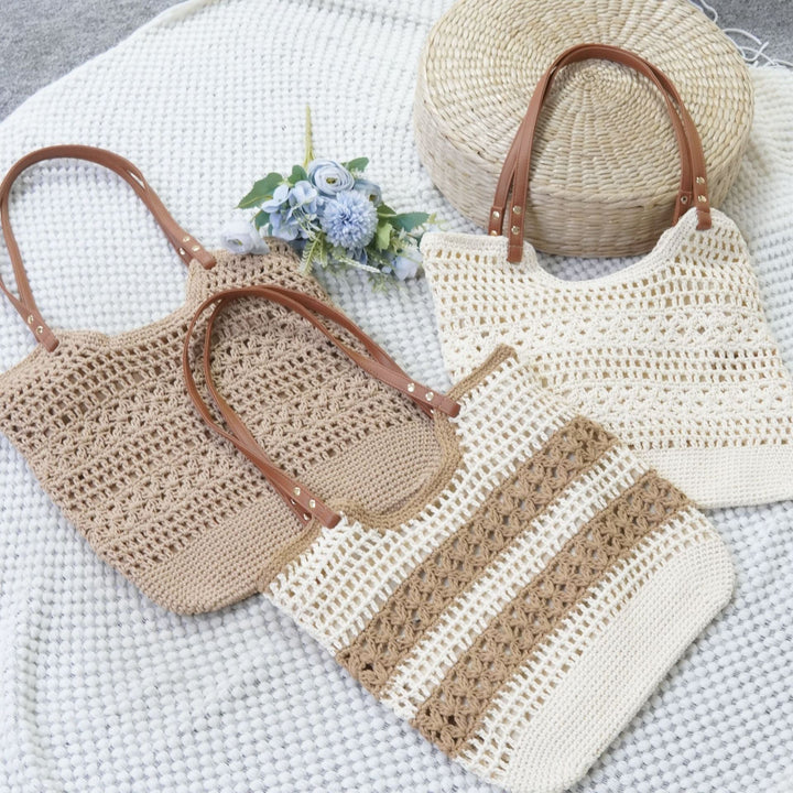 Handcrafted Macrame Tote Bag Kalsten