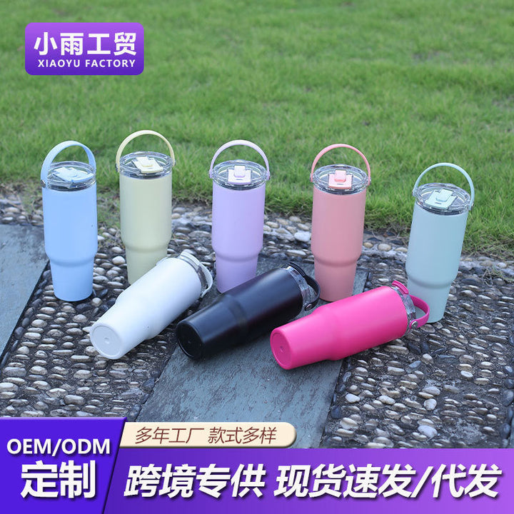 Women's insulated drinking cup with robust silicone grip and leak-proof lid Kalsten