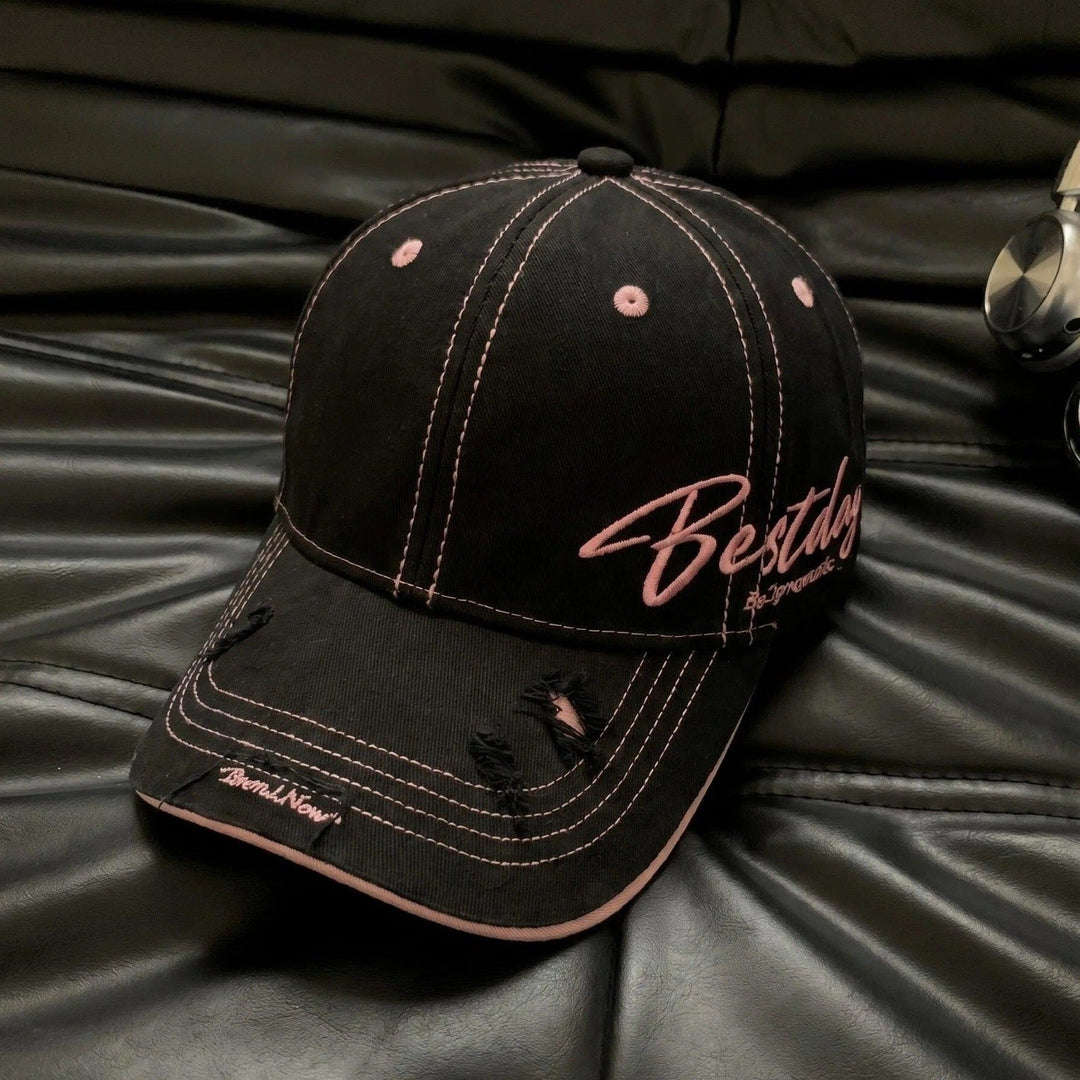 Men's Distressed Casual Cotton Baseball Cap Kalsten