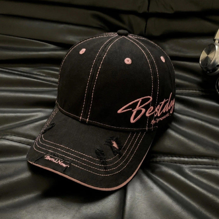 Men's Distressed Casual Cotton Baseball Cap Kalsten