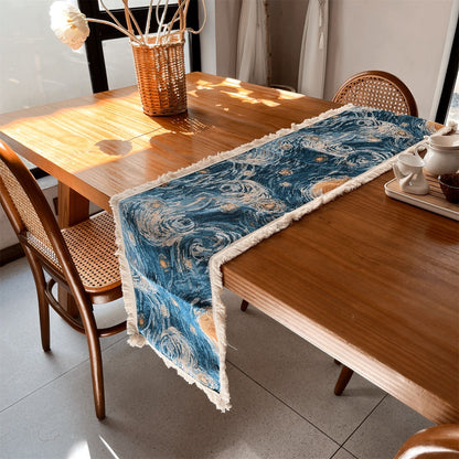 Decorative Van Gogh Inspired Table Runner