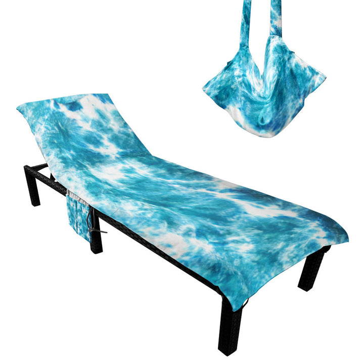 Sporty towel with creative striped pattern Kalsten