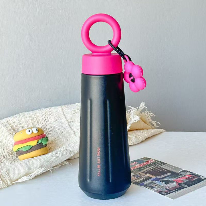 Ladies stylish water bottle with practical carry handle Kalsten