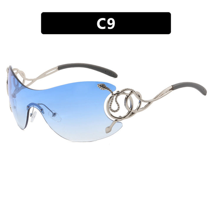 Women’s futuristic sunglasses with playful design Kalsten