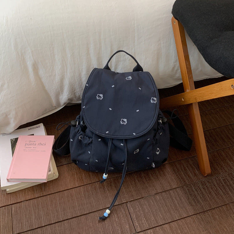 Lightweight Drawstring Closure School Backpack