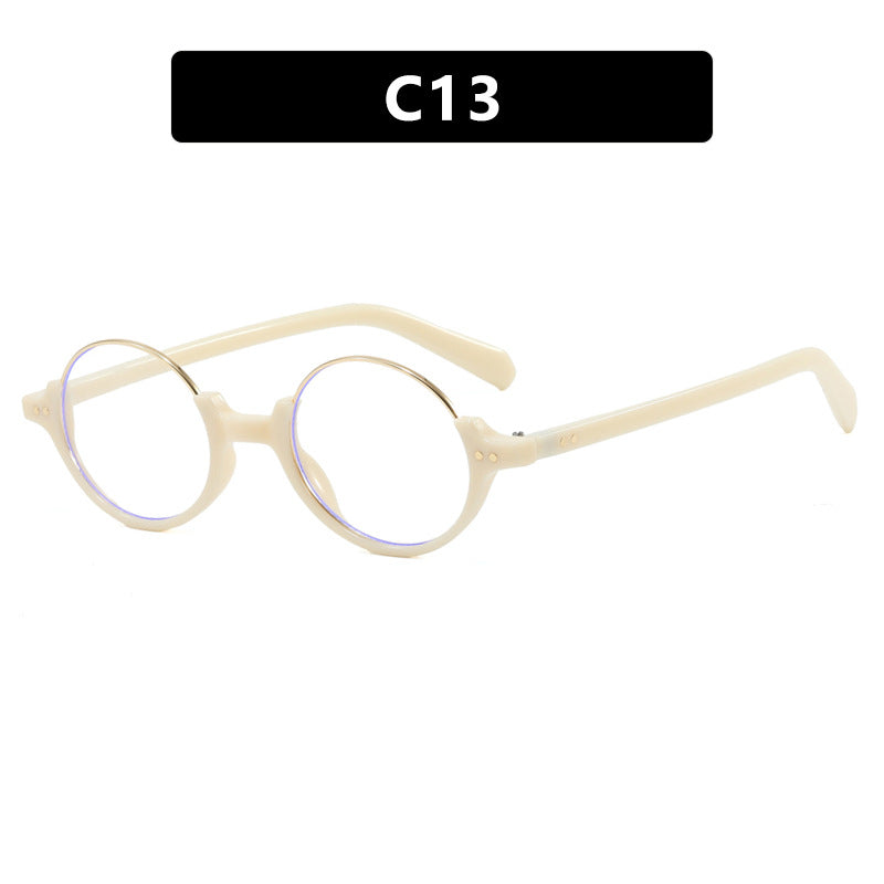 Women's round sunglasses with elegant plastic frame Kalsten