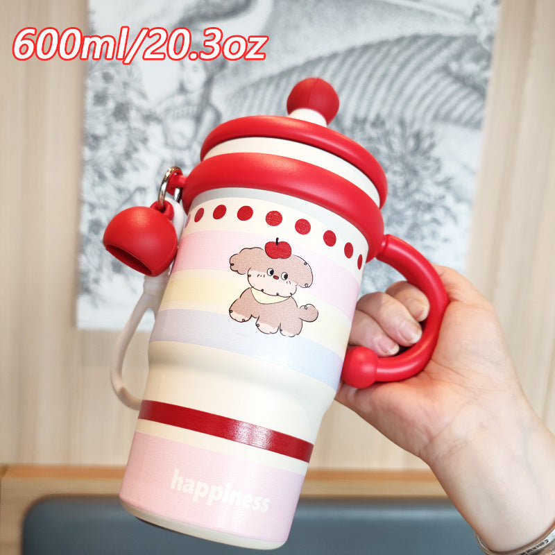 Ladies creative drinking cup with practical flip lid Kalsten