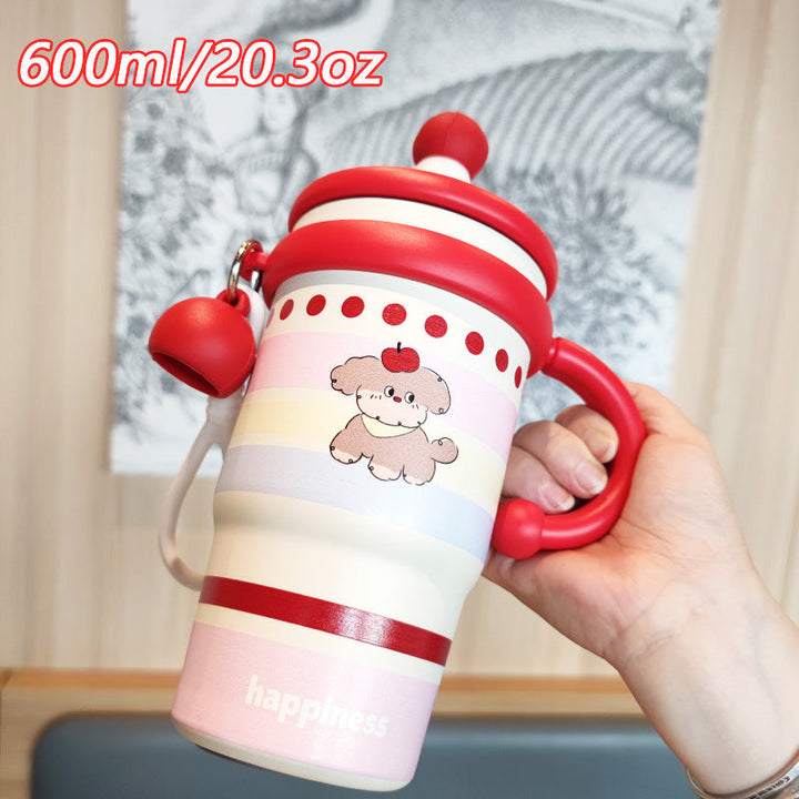 Ladies creative drinking cup with practical flip lid Kalsten
