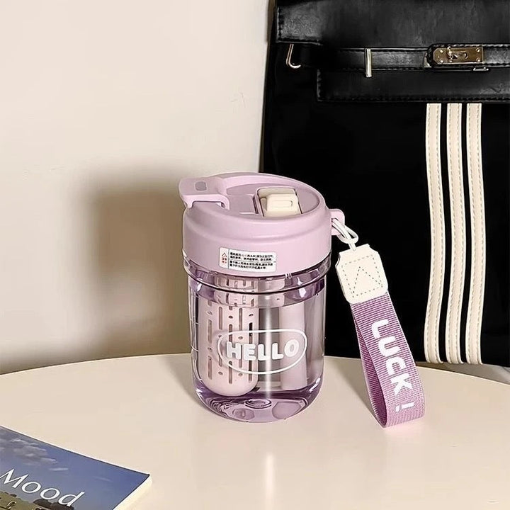 Ladies stylish drinking bottle with integrated carrying system Kalsten