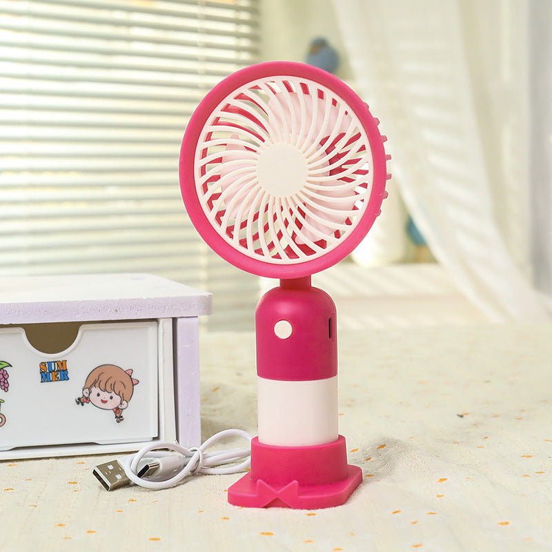 Ladies Portable Table Fan with USB Connection and Flexible Tilt Kalsten