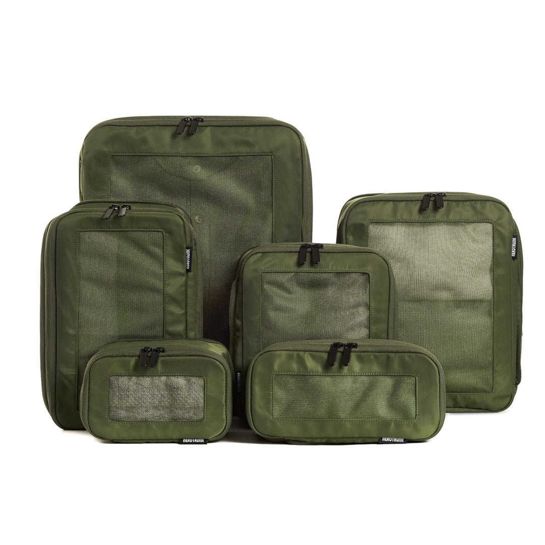 Unisex Storage Bags Set with Transparent Compartments Kalsten