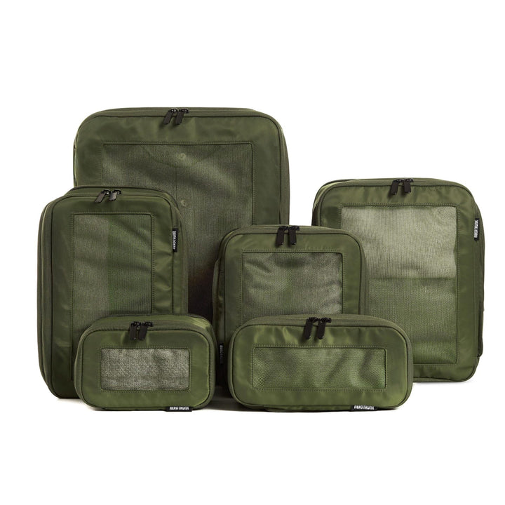 Unisex Storage Bags Set with Transparent Compartments Kalsten